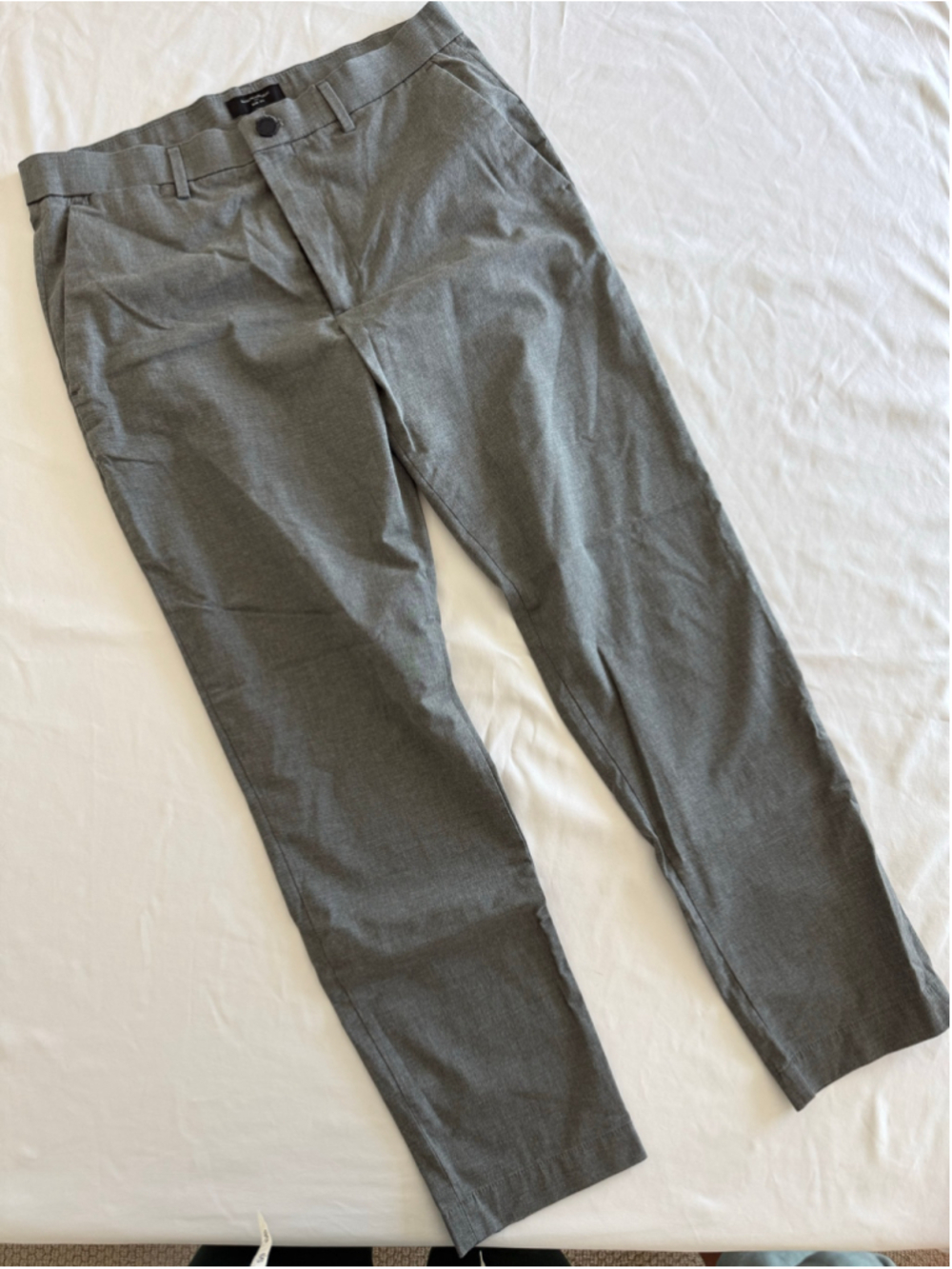 Men's Banana Republic Slim Fit Chino Pants Grey Size 32x30